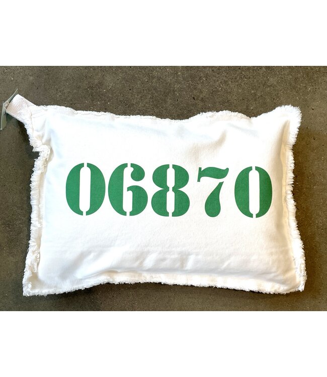 Town Zip Code Pillows-choose from 3 zipcodes