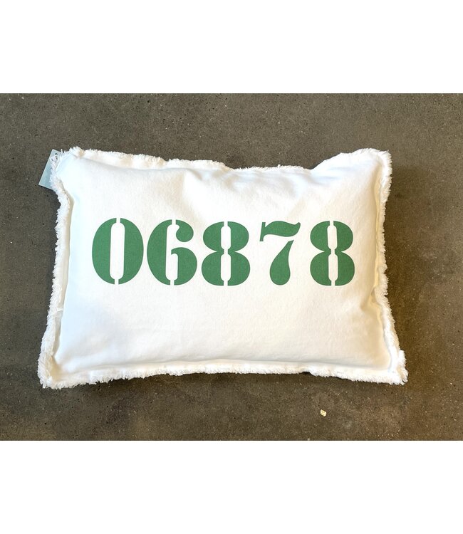 Town Zip Code Pillows-choose from 3 zipcodes