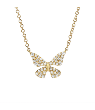 Butterfly Diamond Necklace