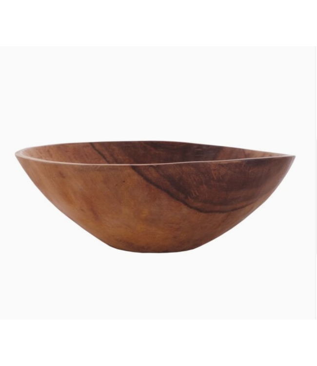 Rustic 14" Wooden Bowl