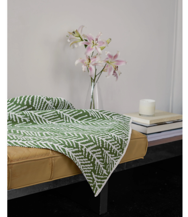Leaf Melody Cotton Blanket-available in 2 colors