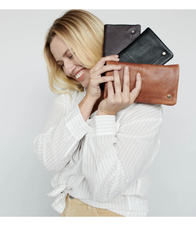 Terry Leather Wallet-available in 2 colors