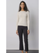 Avenue Montaigne Leo Stretch Pant-Winter White or Black