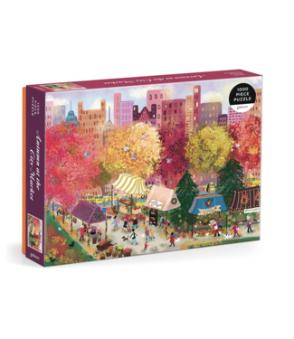 Joy LaForme Autumn at the City Market Puzzle