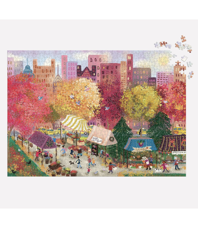 Joy LaForme Autumn at the City Market Puzzle