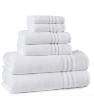 Kassatex Mercer Aegean Cotton Bath Towel- White