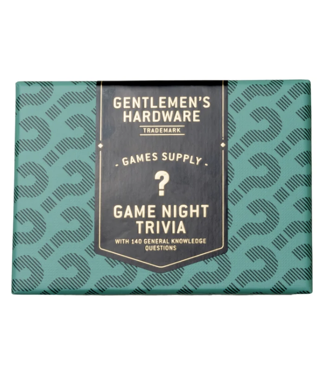 Gentlemen's Hardware Game Night Trivia