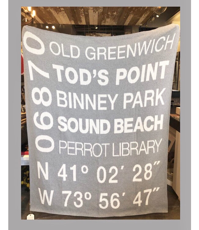 Old Greenwich Cotton Blanket-available in 2 colors