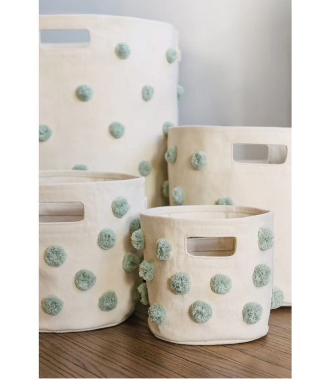 Mini Pom Pom Tote-available in 2 colors