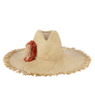 Amelia Raffia Floral Hat