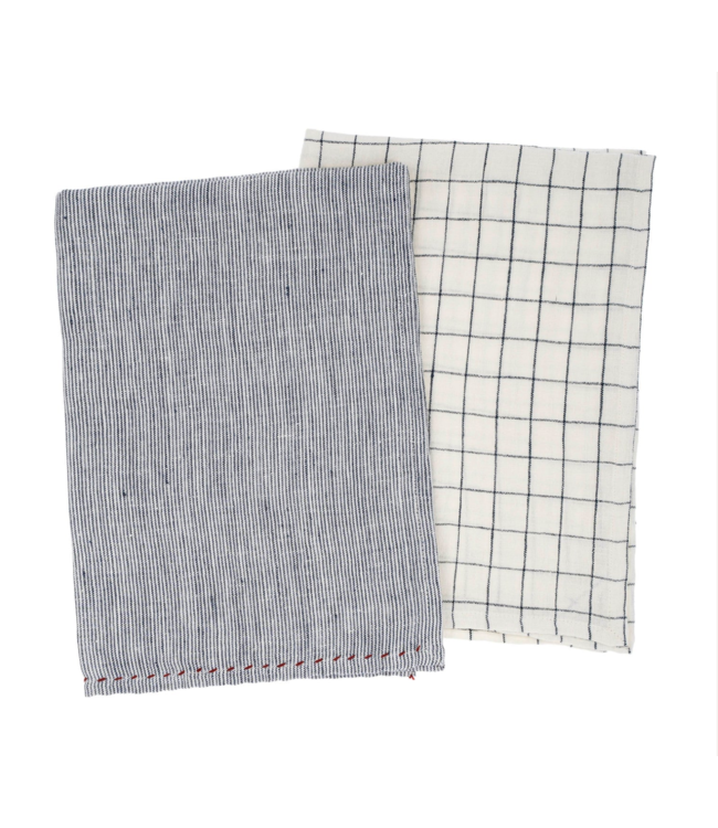 Linen Tea Towel S/2-available in 2 colors