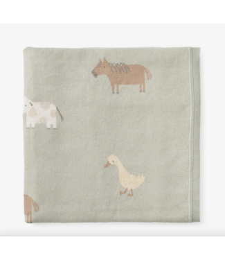 On The Farm Cotton Blanket