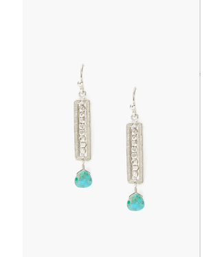 Turquoise & Silver Earrings