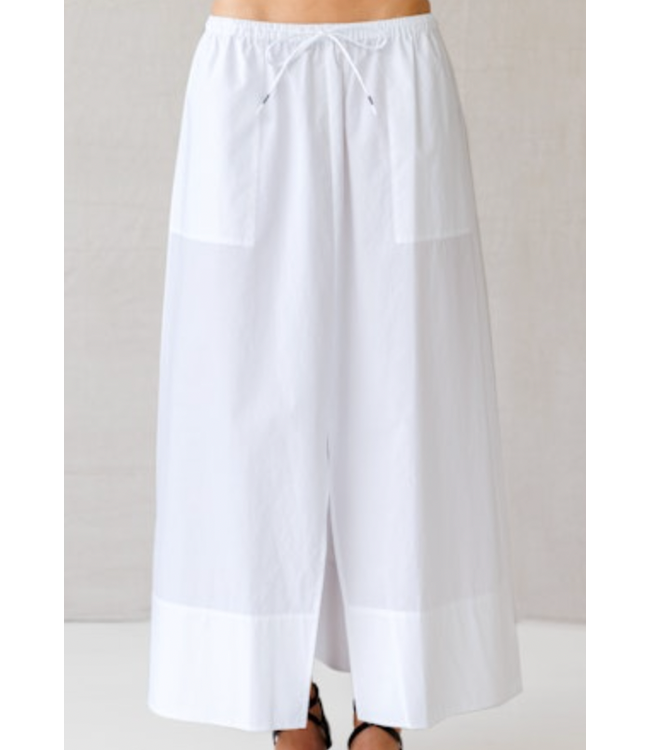 Cotton Poplin Full Swing Skirt-available in 2 colors