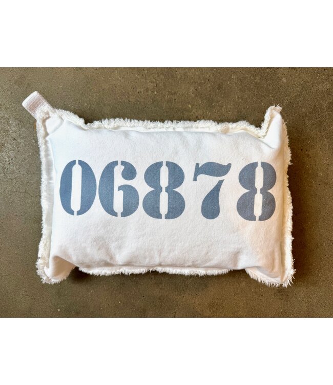 Town Zip Code Pillows-choose from 3 zipcodes
