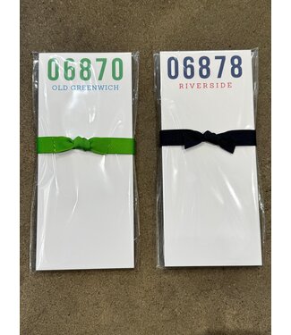 Skinnie Town Notepad-Old Greenwich or Riverside