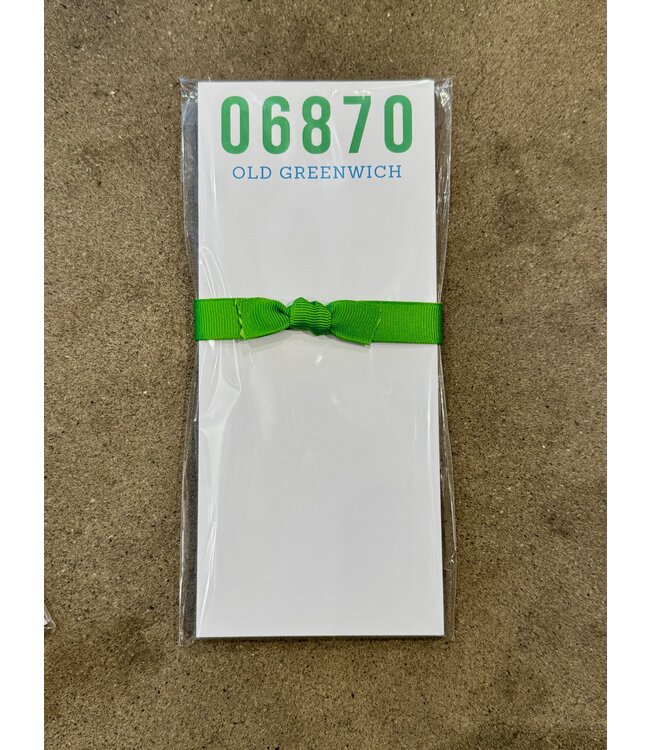 Skinnie Town Notepad-Old Greenwich or Riverside