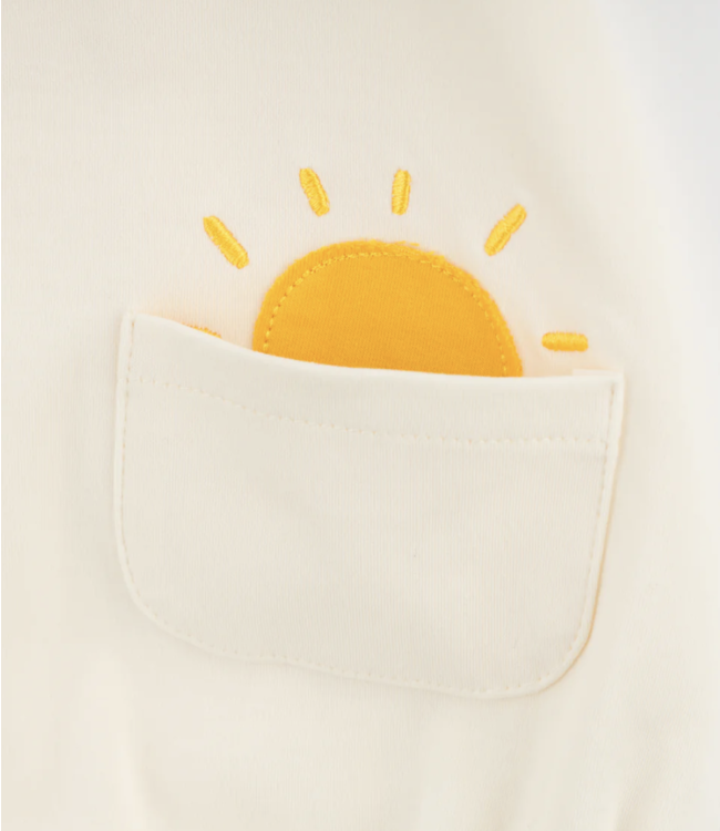 Sunshine Embroidered Cotton Bubble