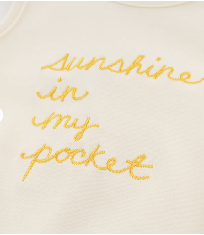 Sunshine Embroidered Cotton Bubble