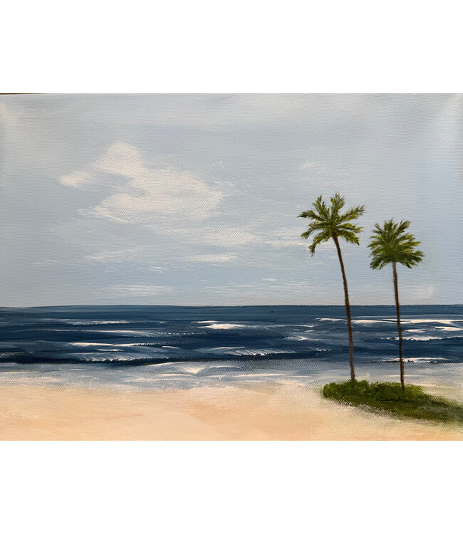 Patti Kane Sunset 11X14 Palm Paintings-choose from 2