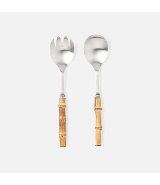 Zoya Silver/Bamboo Serving Set