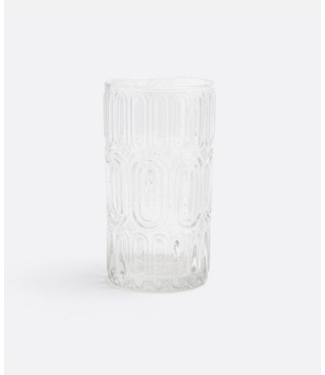 Blue Pheasant Aaron Highball Hand Blown Glasses-available in 2 colors