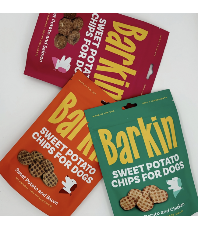 Barkin All Natural Sweet Potato Treats-available in 3 flavors