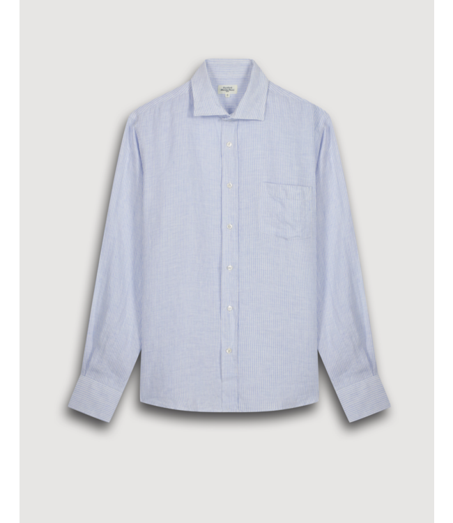 Paul Striped Linen Button Down Shirt