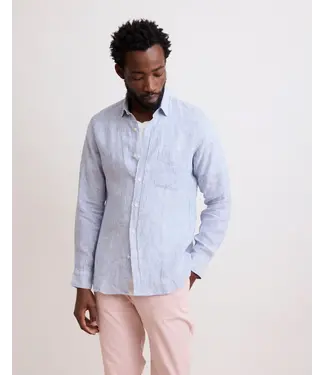 Paul Striped Linen Button Down Shirt