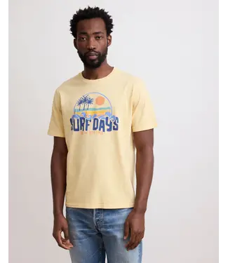 Surf Days Cotton Jersey T-shirt-available in white