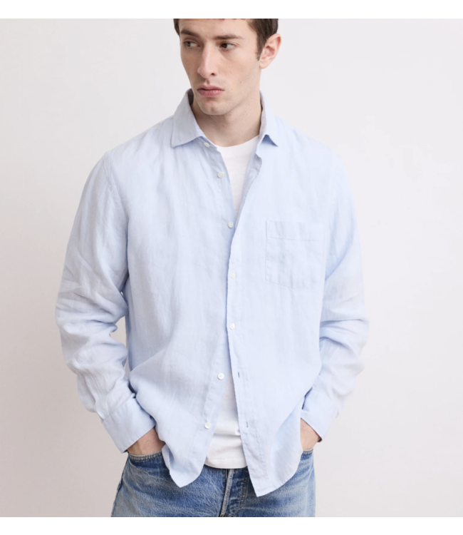 Paul Solid Linen Button Down Shirt-available in 2 colors