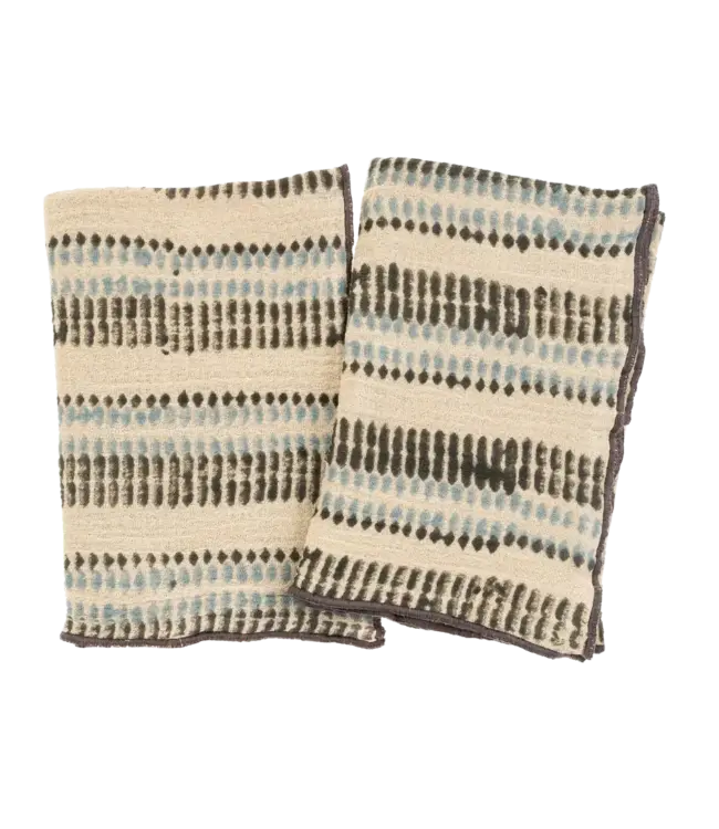 Block Print Cotton Tea Towels S/2-available in 3 prints