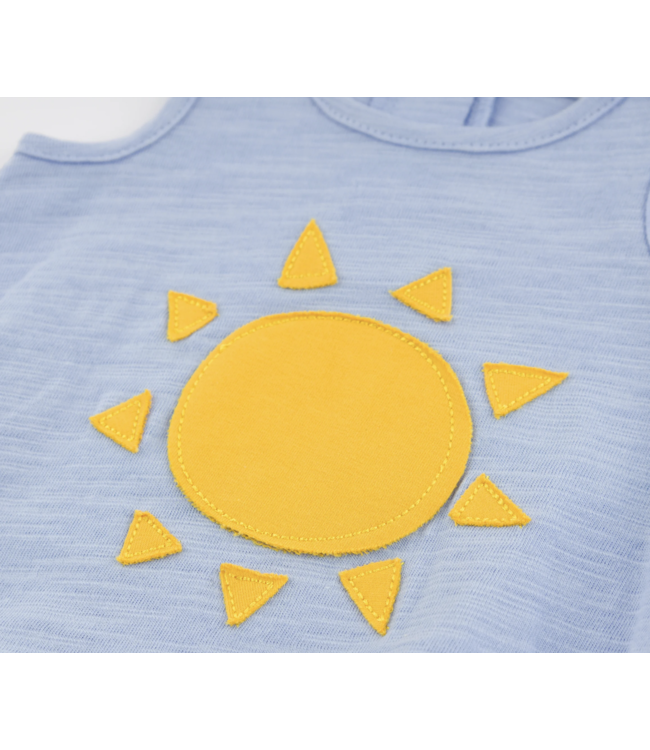 Blue Sunshine Cotton Bubble