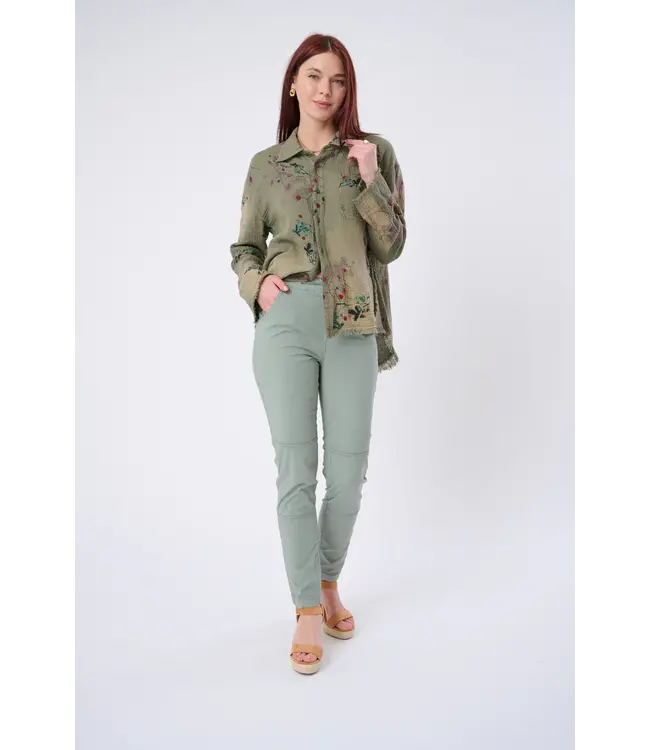 Billings Stretch Poplin Skinny Leg Pant-available in 2 colors
