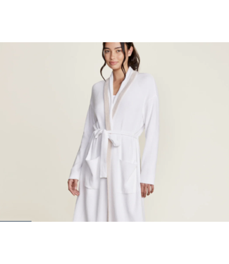 CozyChic Ultra Lite Tipped Ribbed Short Robe