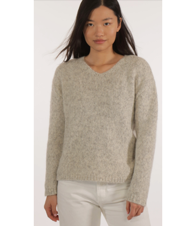 Ecume V-Neck Alpaca Sweater