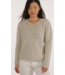 Les Recines du Ciel Ecume V-Neck Alpaca Sweater