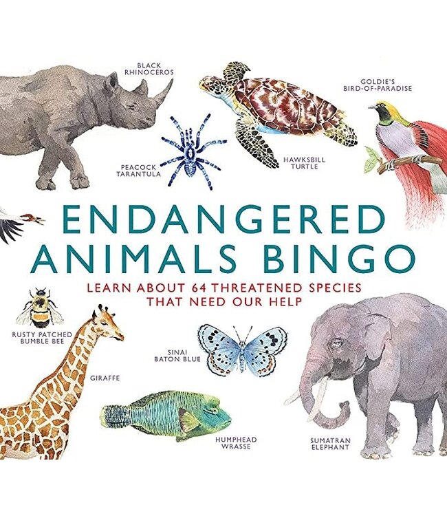 Endangered Animal Bingo