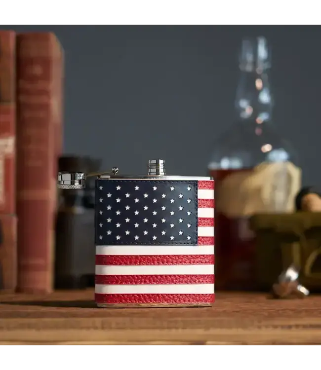 American Flag Flask