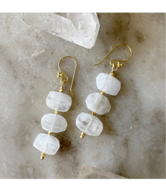Robindira Unsworth Camila Moonstone Drop Earrings