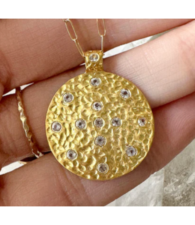 Samira Golden Medallion Necklace