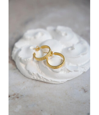 Alix D Reynis Alix Lousie Earrings Hoops Vermeil