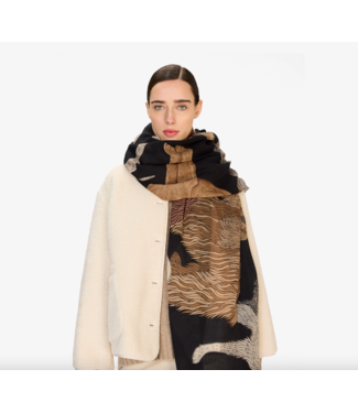 Inoui Editions Toutou Wool Black Scarf