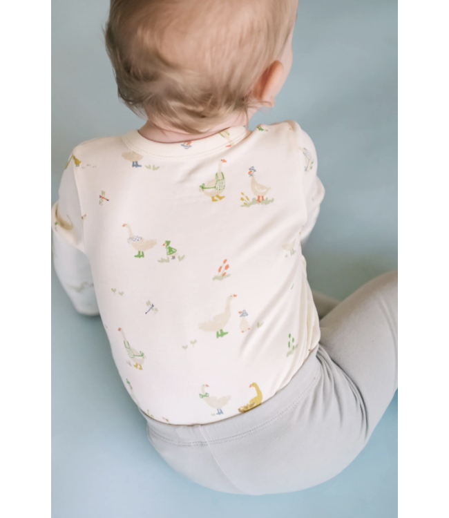 Organic Cotton L/S Kimono One Piece-choose from 2 patterns