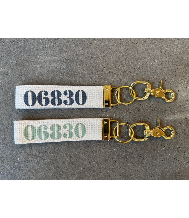 Zipcode/Town Key Rings