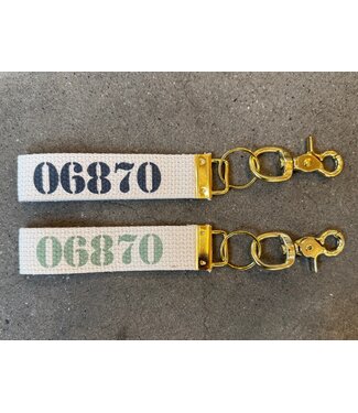 Zipcode/Town Key Rings