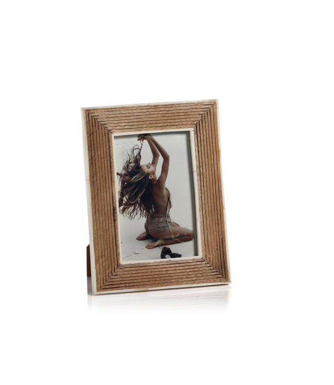 Ribbed Mango Wood 5X7 Frame