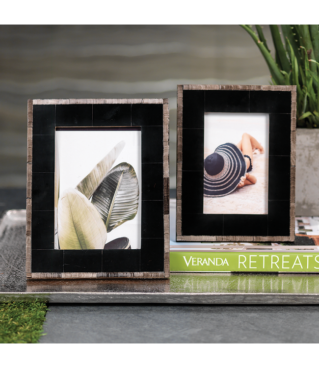 Palm Desert Chiseled Horn 5X7 Picture Frame
