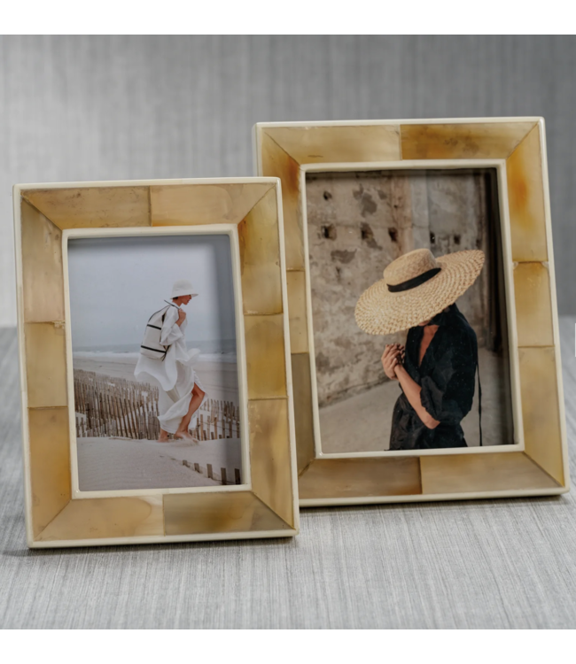 Zodax Natural Horn and Bone 4X6 Frame