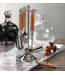 5 Piece Nickel & Leather Bar Tool Set
